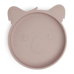 Nuuroo silikonowy talerzyk obiadowy duży KOALA Woodrose - Śliniaki i fartuszki - miniaturka - grafika 1