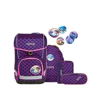 Plecaki - ergobag Cube Light School Bag Set Plecak, Młodzież Unisex, Pearl DiveBear (Wielokolorowy), Rozmiar Uniwersalny - miniaturka - grafika 1