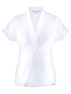 Koszule damskie - Damska koszula ciążowa krótki rękaw biała Bellybutton Maternity, r.38 - miniaturka - grafika 1