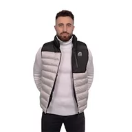 Kurtki męskie - Just Emporio męska kurtka bez rękawów, szara/czarna, XXL, Szary/czarny, XXL - miniaturka - grafika 1