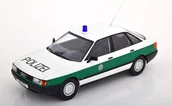 Samochody i pojazdy dla dzieci - Triple 9 Audi 80 (B3) Police 1989 White Green 1:18 1800345 - miniaturka - grafika 1