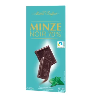 MaitreTruffout Czekolada Gorzka 70% o Smaku Miętowym 100 g - Czekolada - miniaturka - grafika 1
