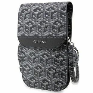 Guess Torebka GUWBHGCFSEK czarny/black GCube Stripe - Plecaki - miniaturka - grafika 1