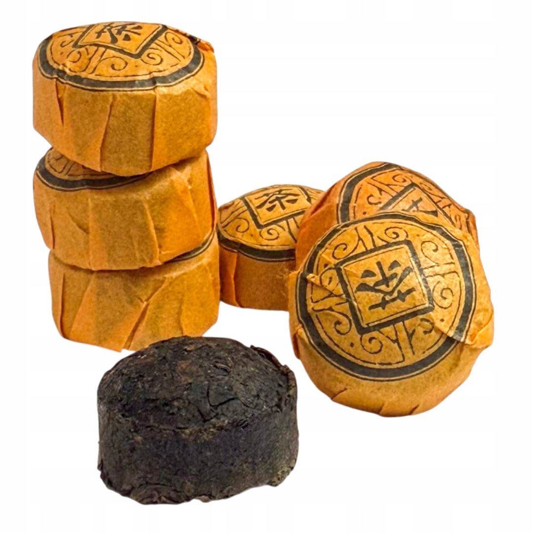Herbata Puerh Tuo Cha Orange 96SZT czerwona prasowana puerh