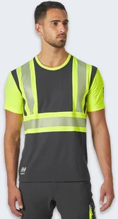 Helly Hansen T-shirt with reflective elements ICU, yellow/black L - Odzież robocza - miniaturka - grafika 1