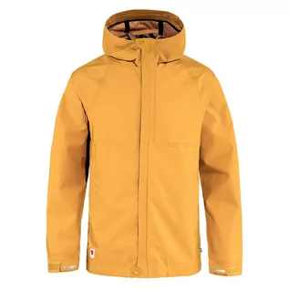 Kurtki męskie - Męska kurtka przeciwdeszczowa Fjallraven Hc Hydratic Trail Jkt mustard yellow - L - grafika 1