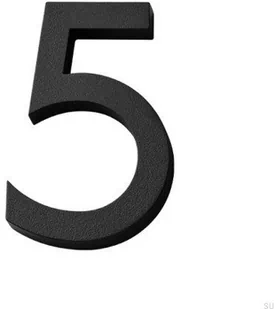 Numer domu Modern mała cyfra 5 Aluminium - Numery na dom - miniaturka - grafika 1