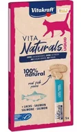 Przysmaki dla kotów - VITAKRAFT VITA NATURALS Liquid łosoś przysmak dla kota 5x15g - miniaturka - grafika 1