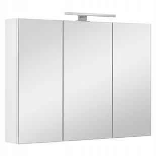 Szafka łazienkowa z lustrem oświetleniem lampką led lustrzana wisząca 80 cm - Szafki łazienkowe Szafka łazienkowa z lustrem oświetleniem lampką led lustrzana wisząca 80 cm - Szafki łazienkowe - miniaturka - grafika 1