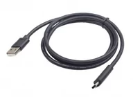 Kable - Gembird kabel USB 2.0 AM -> USB TYPE-C (480MB/s) 1.8m, czarny CCP-USB2-AMCM-6 - miniaturka - grafika 1