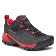 Buty trekkingowe damskie - Trekkingi Mammut Sapuen Low Gtx GORE-TEX 3030-04271-00576 Black/Sunset - miniaturka - grafika 1