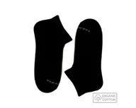 Skarpetki męskie - Czarne stopki z bawełny organicznej - miniaturka - grafika 1