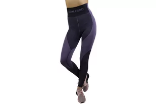 GymHero, Legginsy damskie, HEATHER, fioletowe, rozmiar XS - Legginsy - miniaturka - grafika 1