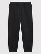 Spodnie i spodenki dla dziewczynek - United Colors Of Benetton Spodnie dresowe 3J68CF01E Czarny Regular Fit - miniaturka - grafika 1
