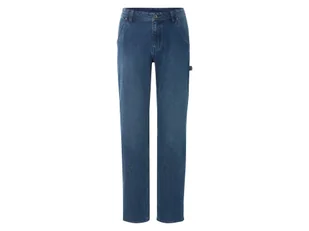 LIVERGY® Jeansy stolarskie męskie z bawełny, Relaxed Fit (Niebieski, 48 (32/32)) - Spodnie męskie - miniaturka - grafika 1
