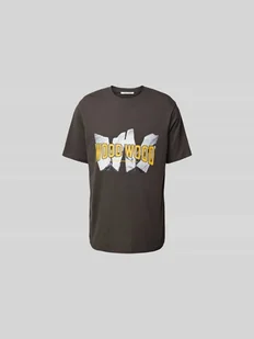 T-shirt o kroju Regular Fit z nadrukiem z logo - Koszulki męskie - miniaturka - grafika 1