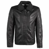 Kurtki męskie - Męska kurtka skórzana - Grover - miniaturka - grafika 1