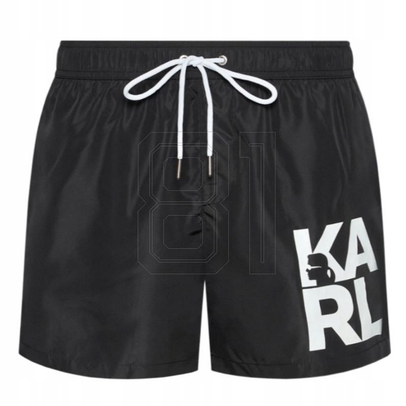 Szorty kąpielowe Karl Lagerfeld Classic M KL21MBS02 S