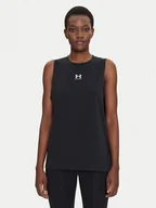 Koszulki sportowe damskie - Under Armour Koszulka techniczna Rival Muscle 1383659 Czarny Regular Fit - miniaturka - grafika 1