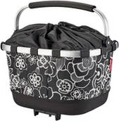 Koszyki rowerowe - Reisenthel KlickFix KlickFix Carrybag GT Bike Basket with UniKlip, fleur black 2021 Kosze na bagażnik 0305UFS - miniaturka - grafika 1