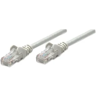 Intellinet Network Solutions RJ45, snagless, kat. 5e UTP 1m szary 318921 - Patchcordy - miniaturka - grafika 1