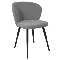 Krzesła - Krzesło Krosby Sztruks grafitowe - miniaturka - grafika 1
