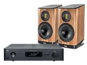 Zestawy stereo - NAD C 389 (czarny) + Vela BS403.2 (orzech) - miniaturka - grafika 1