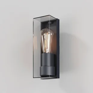 Prostokątna lampa naścienna Conf O450WL-01GF Maytoni IP65 grafitowy - Lampy ogrodowe - miniaturka - grafika 1