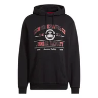 Bluzy męskie - adidas Męska bluza z kapturem College z kapturem, czarna, XS - miniaturka - grafika 1