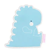 Akcesoria i dodatki do ubrań dla dzieci - A Little Lovely Company portfel  T-Rex-niebieski  13.2 x 14.3 x 0.5 cm  akrylowa - LBTRBU19 - miniaturka - grafika 1