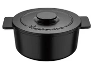 Garnki - Masterpro Garnek żeliwny, Ø 26 cm, 5,5 l (Czarny) - miniaturka - grafika 1