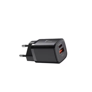 Ładowarka Sieciowa 33W USB + USB-C T-PHOX HANDY SERIES T-PP08 czarna - Ładowarki do telefonów - miniaturka - grafika 2