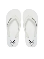 Klapki i japonki damskie - Calvin Klein Jeans Japonki Beach Sandal Flatform Tpu YW0YW01830 Biały - miniaturka - grafika 1