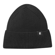 Czapki dla dzieci - Dziecięca czapka z merino Reima Reissari black - 56/58 cm - miniaturka - grafika 1