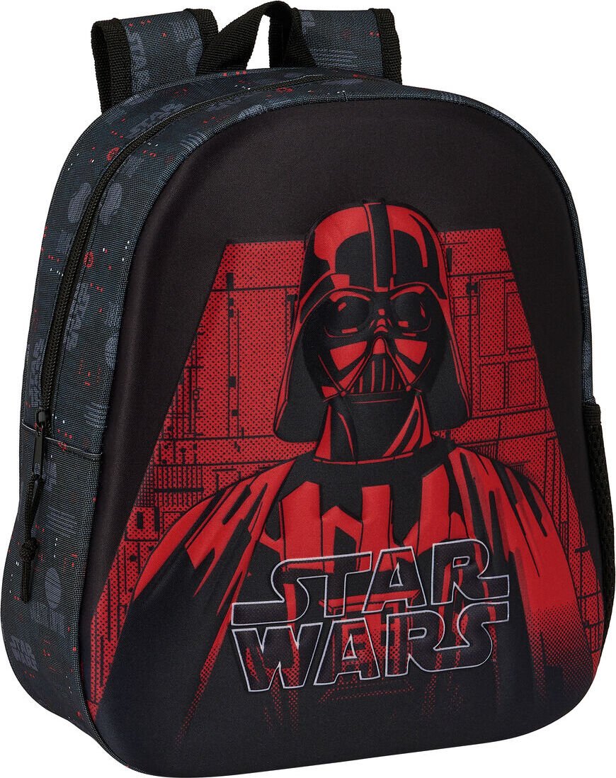 Plecak dziecięcy 3D Star Wars czarny 27 x 33 x 10 cm