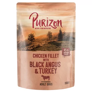 20% taniej! Purizon Adult, 6 x 300 g  - Wołowina Black-Angus i indyk z batatami i żurawiną - Mokra karma dla psów - miniaturka - grafika 1