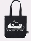 Teczki i aktówki - Torba Pies z brzuchem na górze - miniaturka - grafika 1