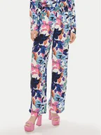 Spodnie damskie - YAS Spodnie materiałowe Alara 26033658 Kolorowy Loose Fit - miniaturka - grafika 1