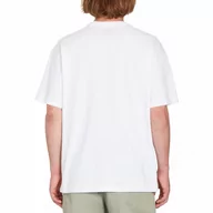 Koszulki sportowe męskie - Męski t-shirt z nadrukiem Volcom Edener Lse Sst - biały - VOLCOM - miniaturka - grafika 1