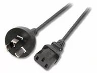 Kable komputerowe i do monitorów - Kabel zasilający MicroConnect Power Cord 1.8m Black IEC320 PE010418AUSTRALIA - miniaturka - grafika 1