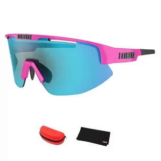 Okulary przeciwsłoneczne - BLIZ Matrix M12 Okulary, shiny pink/brown with blue multi 2020 Okulary 52904-43 - grafika 1