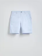 Spodenki męskie - Reserved - Szorty chino regular fit - jasnoniebieski - miniaturka - grafika 1