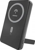 Powerbanki - Dudao K14S+ 10000mAh 20W USB-A / USB-C / MagSafe z podstawką - czarny - miniaturka - grafika 1