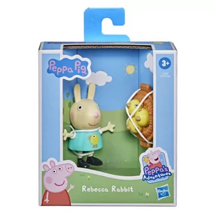 Hasbro Figurka Świnka Peppa Zabawa z przyjaciółmi Królik Rebeka GXP-804907 - Figurki dla dzieci - miniaturka - grafika 1