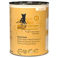 Mokra karma dla kotów - Catz Finefood w puszce, 6 x 400 g - Wołowina z cielęciną - miniaturka - grafika 1