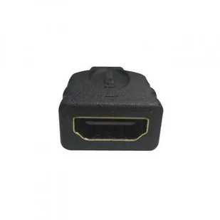 AV Logo microHDMI HDMI Czarny - Adaptery i przejściówki - miniaturka - grafika 1