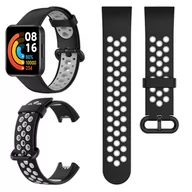 Akcesoria do smartwatchy - Pasek perforowany Vanfone do Xiaomi Redmi Watch 2 Lite, czarno-szary - miniaturka - grafika 1