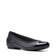Baleriny - Clarks Sara Orchid [black leather] - rozmiar 41.5 - miniaturka - grafika 1