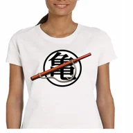 Koszulki i topy damskie - DAMSKA KOSZULKA DRAGON BALL SON GOKU KAMEHAMEHA ANIME SYMBOL KAME P012 M - miniaturka - grafika 1