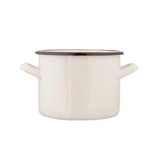 Garnek prosty 2,2 l śr. 16 cm wys. 12 cm krem - Garnki - miniaturka - grafika 1